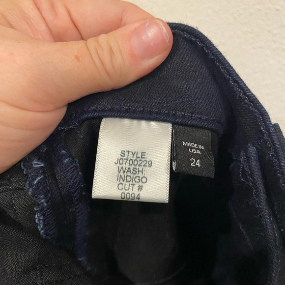 Veronica Beard Kate High Rise Tuxedo Skinny Jeans Size 24 EUC - Picture 6 of 6